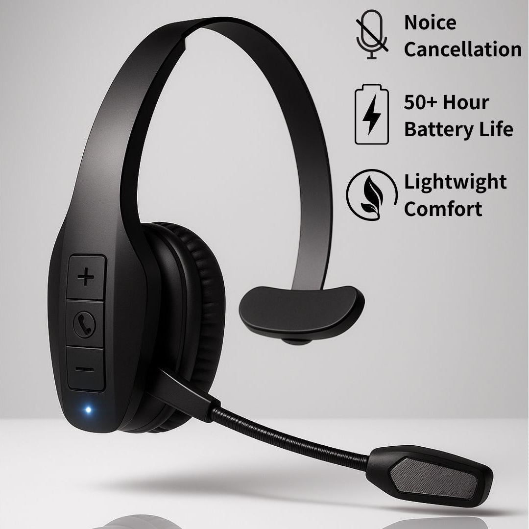 Pro-Grade Noise-Canceling Headset for Drivers & Agents™