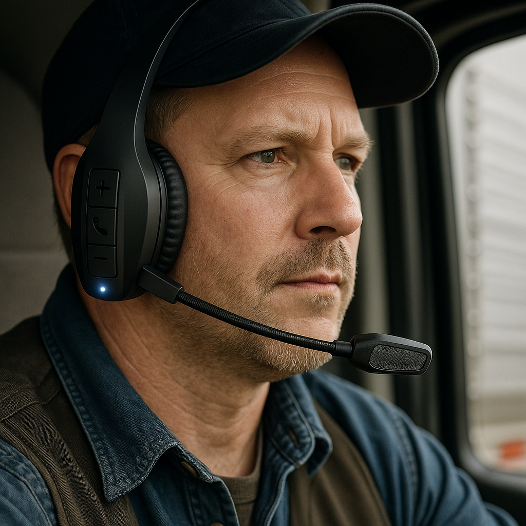 Pro-Grade Noise-Canceling Headset for Drivers & Agents™