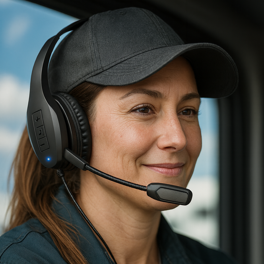 Pro-Grade Noise-Canceling Headset for Drivers & Agents™