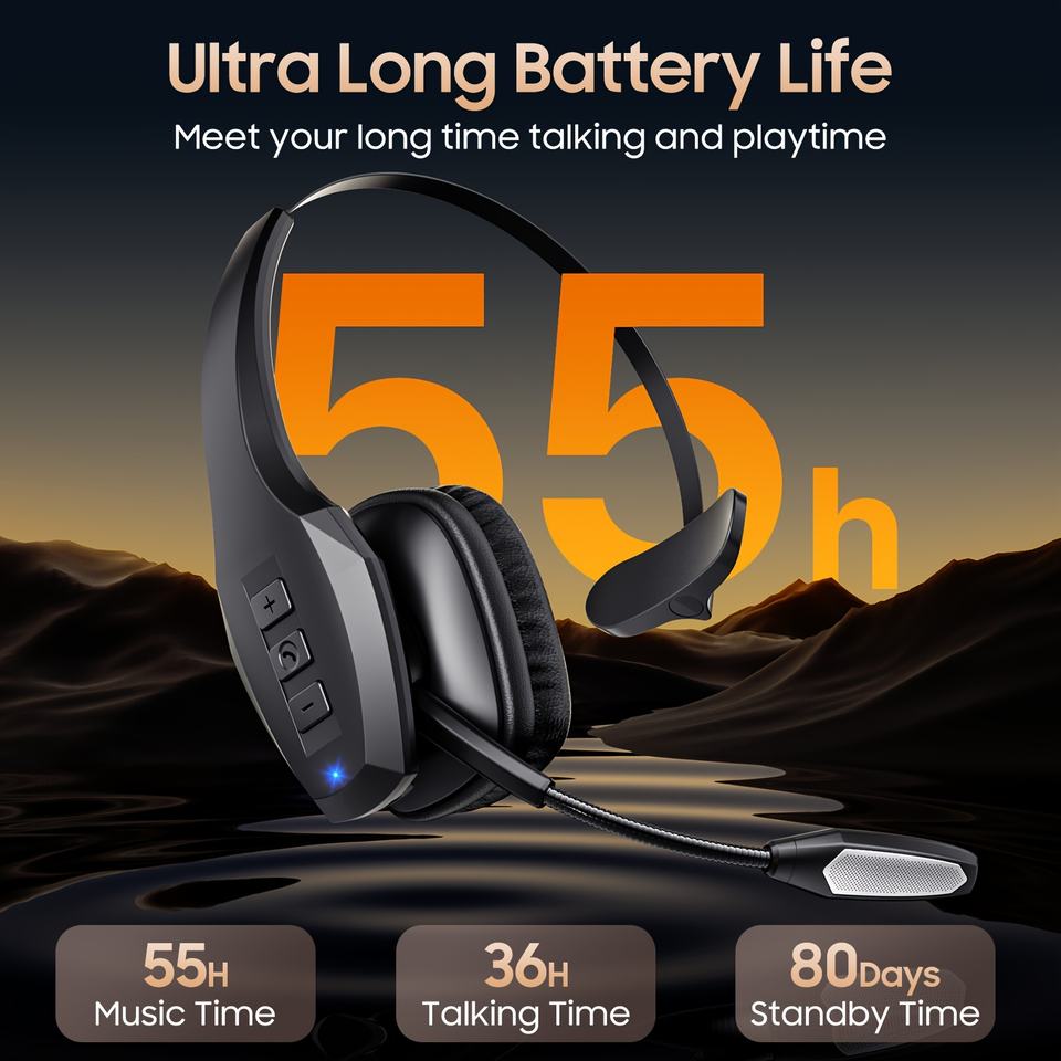 Pro-Grade Noise-Canceling Headset for Drivers & Agents™