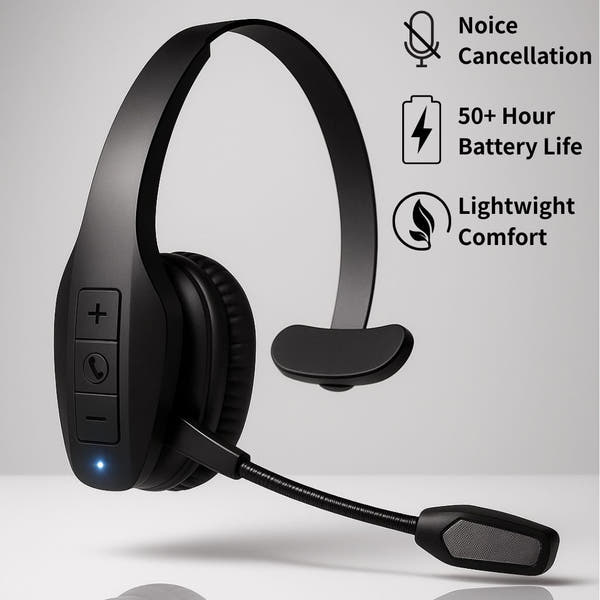 Pro-Grade Noise-Canceling Headset for Drivers & Agents™