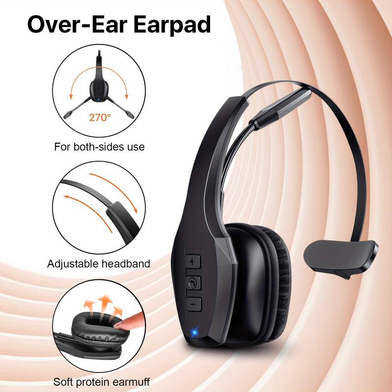 Pro-Grade Noise-Canceling Headset for Drivers & Agents™